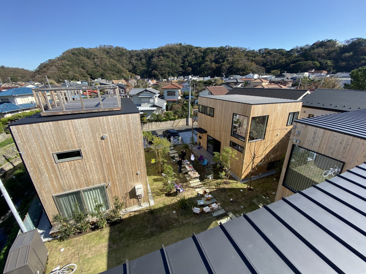 境界塀を作らない、窓を対峙させないことにより程よい距離感で暮らしを楽しめます